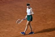 Danielle Collins at the 2024 Italian Open.
